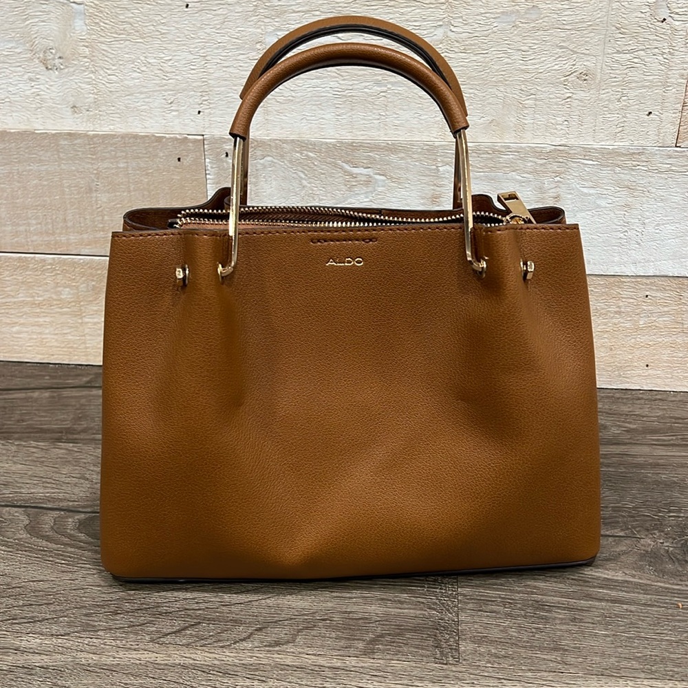 Aldo Tan/Light Brown Satchel